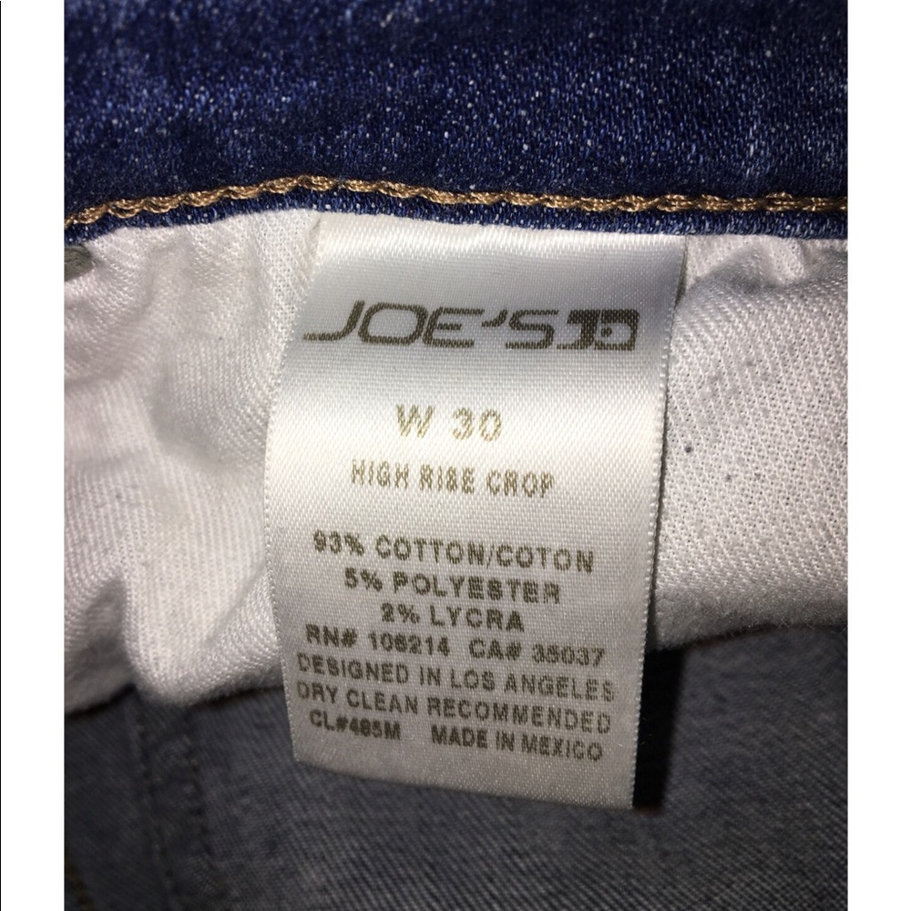JOE’S SKINNY CROP JEANS: “Daria”/high-rise - Picture 8 of 8